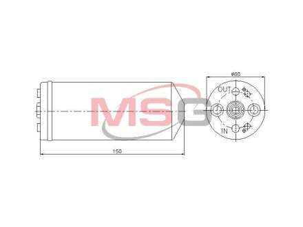 Осушувач кондиціонера - NISSENS 95056