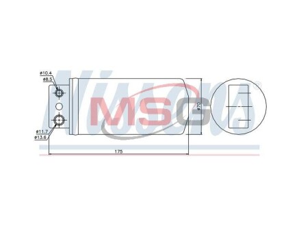 Осушувач кондиціонера - NISSENS 95058