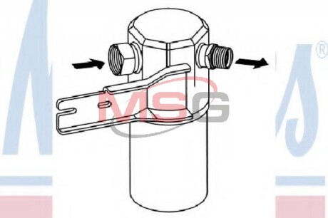 Осушитель, кондиционер - (4D0820193A) NISSENS 95263