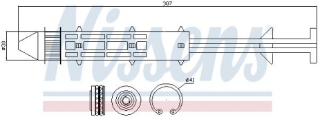 Осушувач кондиціонера First Fit - NISSENS 95319