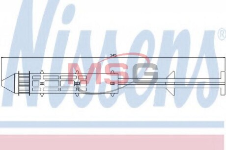 Осушитель, кондиционер - (6Q0820193, 6Q0820193A, 6Q0820193B) NISSENS 95326