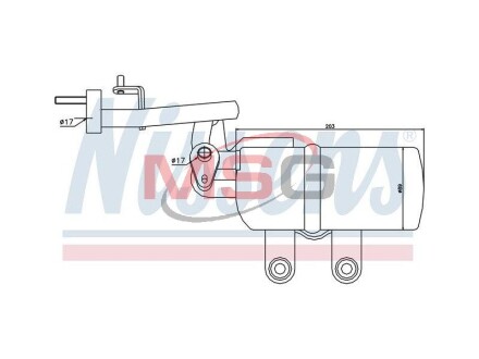 Осушитель, кондиционер - (1365483, 1509857, 2T1H1647AF) NISSENS 95332