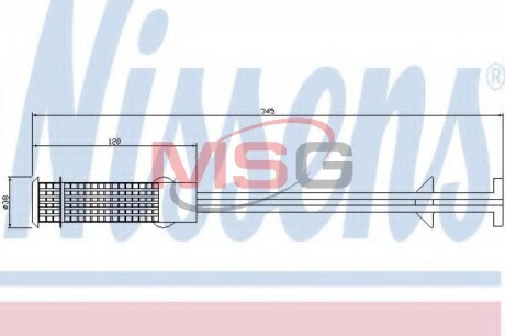 Осушитель, кондиционер - NISSENS 95407