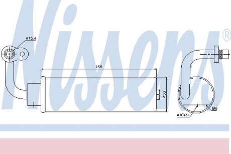 Осушувач кондиціонера - (92131JD00A) NISSENS 95444 (фото 1)