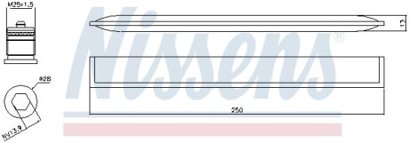 Осушитель, кондиционер - NISSENS 95450