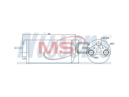 Осушувач кондиціонера - NISSENS 95461