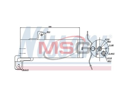 Осушувач кондиціонера - NISSENS 95497