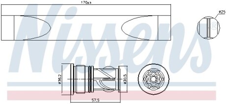 Осушувач кондиціонера - NISSENS 95620