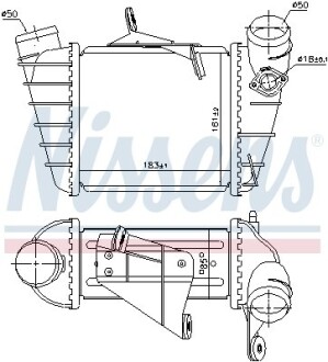 Теплообменник - (6Q0145804, 6Q0145804B, 6Q0145804E) NISSENS 961200