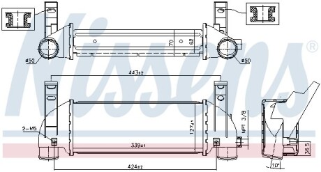 Теплообменник - (2T1Q9L440AC) NISSENS 96219