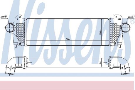 Теплообменник - (5801255814, 5801255844) NISSENS 96245