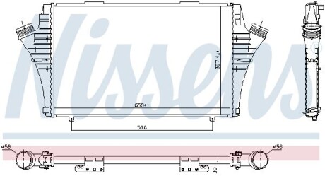 Теплообменник - (12800599, 6302066) NISSENS 96376