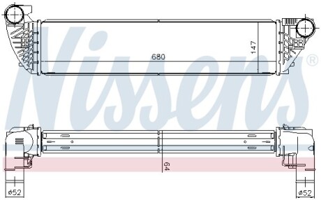 Теплообменник - NISSENS 96418