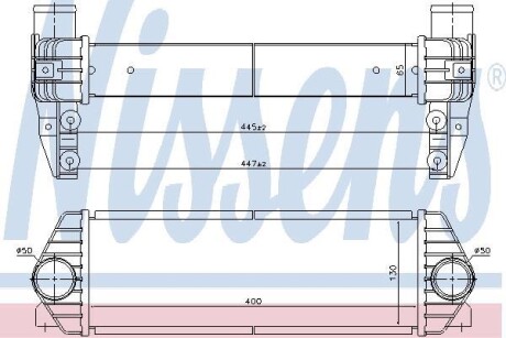 Теплообменник - (7T169L440AE, 4999282, 1432312) NISSENS 96435