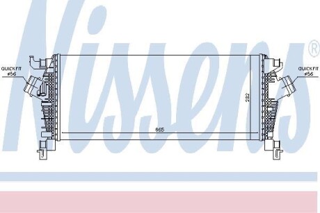 Интеркулер - NISSENS 96454