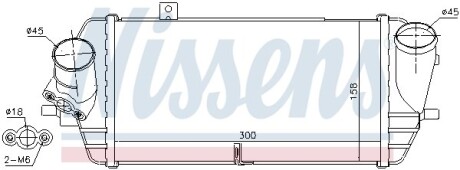 Интеркулер - (282712A740) NISSENS 96539