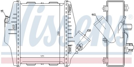 Интеркулер - (4515010201, 4515010401) NISSENS 96579