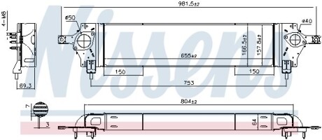 Фото 8 - Интеркулер NISSENS 96580