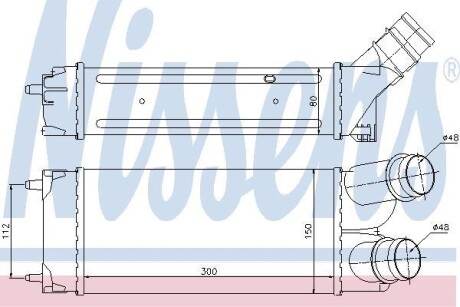 Интеркулер - (0384L9) NISSENS 96584