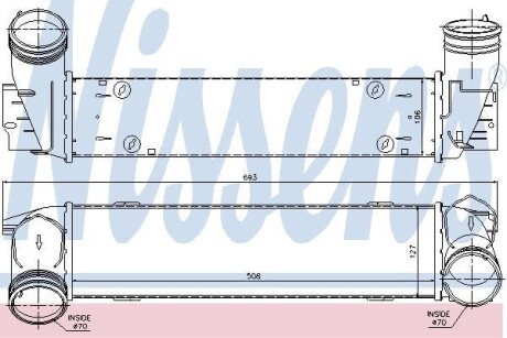 Интеркулер - (17517540035) NISSENS 96595