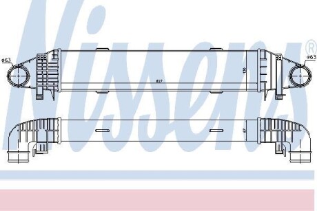 Интеркулер - NISSENS 96596