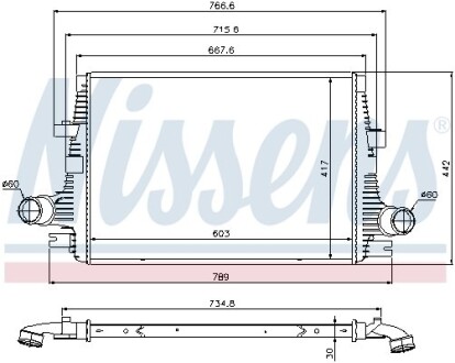 Интеркулер - (60692222) NISSENS 96644