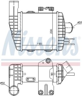 Интеркулер - (2827127250, 2827127251) NISSENS 96661