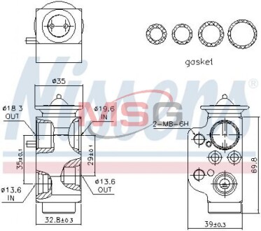 Фото 2 - Автозапчастина NISSENS 999320