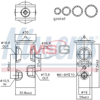 Фото 2 - Автозапчасть NISSENS 999355
