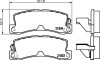 Колодки гальмівні дискові задні Lexus ES 3.0 (96-01) - (04466YZZAB, 0446633140, 0446633050) NISSHINBO NP1011 (фото 1)