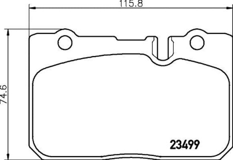 Колодки тормозные дисковые передние Lexus LS 400 (94-97) - NISSHINBO NP1063