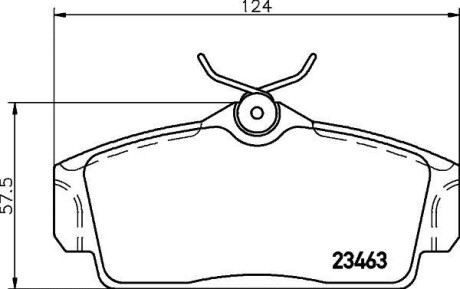 Колодки гальмівні дискові передние Nissan Almera 1.5, 1.8, 2.2 (00-) - NISSHINBO NP2052