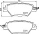 Колодки тормозные дисковые задние Mazda CX-9 (16-) - (tky82648zb, tky82648z, tky82648za) NISSHINBO NP5070 (фото 1)