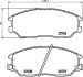 Колодки гальмівні дискові передние Hyundai Terracan 2.9, 3.5 (03-06) - (481321110, 4813A21100, 5810139A60) NISSHINBO NP6092 (фото 1)