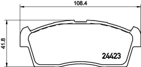 Колодки гальмівні дискові передние Suzuki MR Wagon (01-06) - NISSHINBO NP9012