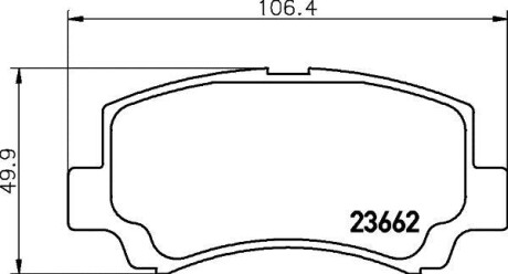 Колодки тормозные дисковые передние Chery QQ6, Jaggi, Kimo 1.1, 1.3 (06-13)/Suzuki Wagon 1.2 (98-00) - NISSHINBO NP9020