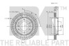 Гальмівний диск - ((MR407289, MR407116)) NK 203033 (фото 3)