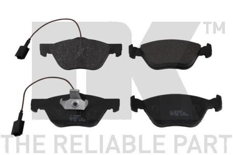 Гальмівні дискові колодки, комплект - ((0009947955, 0009948092, 0009948334, 0009949412, 77362202)) NK 221021