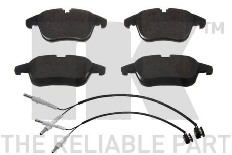 Гальмівні дискові колодки, комплект - NK 221968