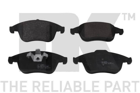 Гальмівні дискові колодки, комплект - ((410600032R, 410602933R)) NK 223961