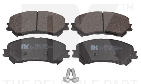 Гальмівні колодки дискові Renault Espace V, Grand Scenic IV, Megane IV, Scenic IV, Talisman 1.2-1.6D 02.15- - NK 223977