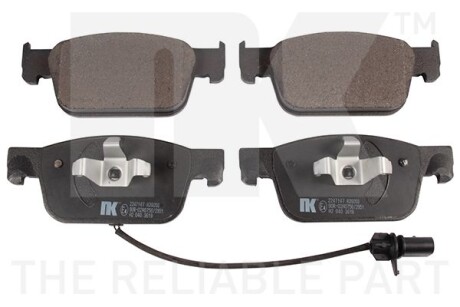 Гальмівні дискові колодки, комплект - NK 2247147