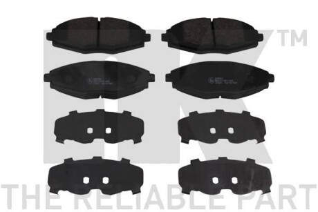 Гальмівні дискові колодки, комплект - NK 225004