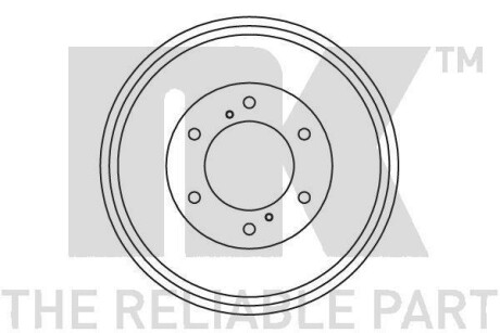 Гальмівний барабан - NK 262204