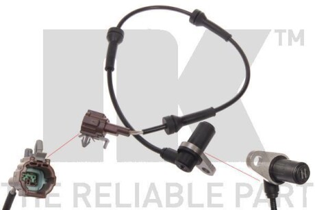 Датчик, кількість обертів колеса - ((479018H300)) NK 292205