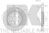 Диск гальмівний невентильований - ((402065X00A, 40206EB320, 402063X00B, 402065X01A)) NK 312276 (фото 3)