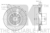Диск гальмівний невентильований - ((8D0615301K, 8D0615301M, 8E0615301AD)) NK 3147107 (фото 3)