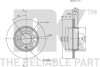 Диск гальмівний невентильований - (8E0615601D, 8E0615601Q, 8E0615301AA) NK 314782 (фото 3)