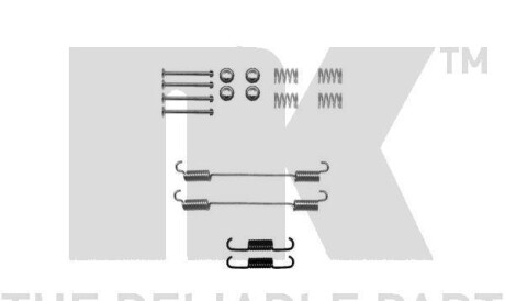 Комплектующие, тормозная колодка - (7550796) NK 7923796