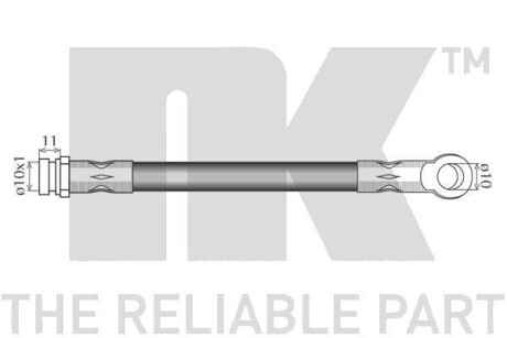 Фото 2 - Гальмівний шланг NK 853060